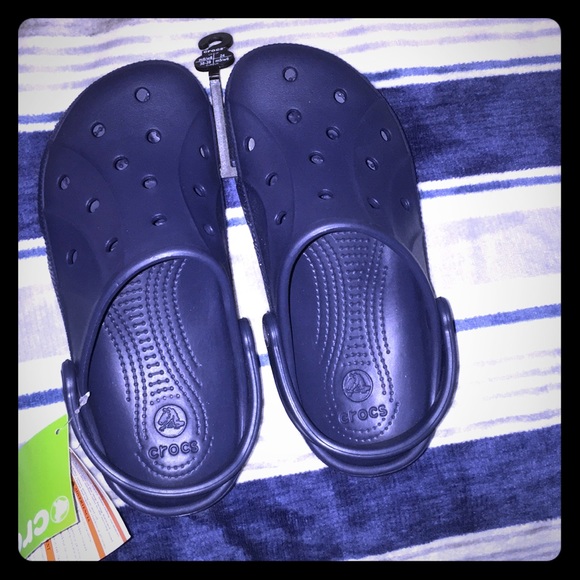 CROCS | Shoes | Unisex Crocs Navy Blue Ralen Clog | Poshmark